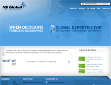 Tablet Screenshot of nsglobal.com